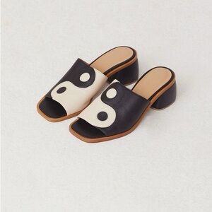 Paloma Wool Balance Talia Yin Yang Leather Heels